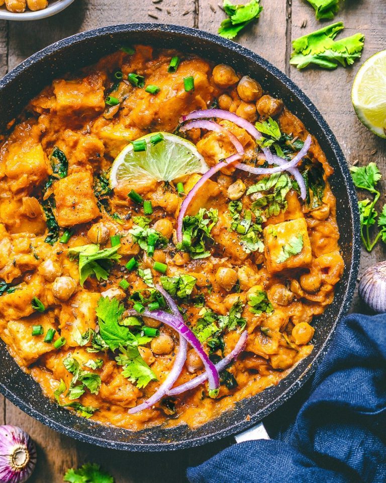 Spinach Tofu Curry