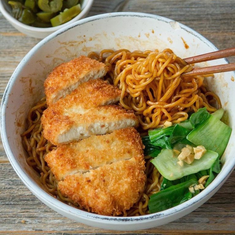 Tofu Katsu Noodle Bowl