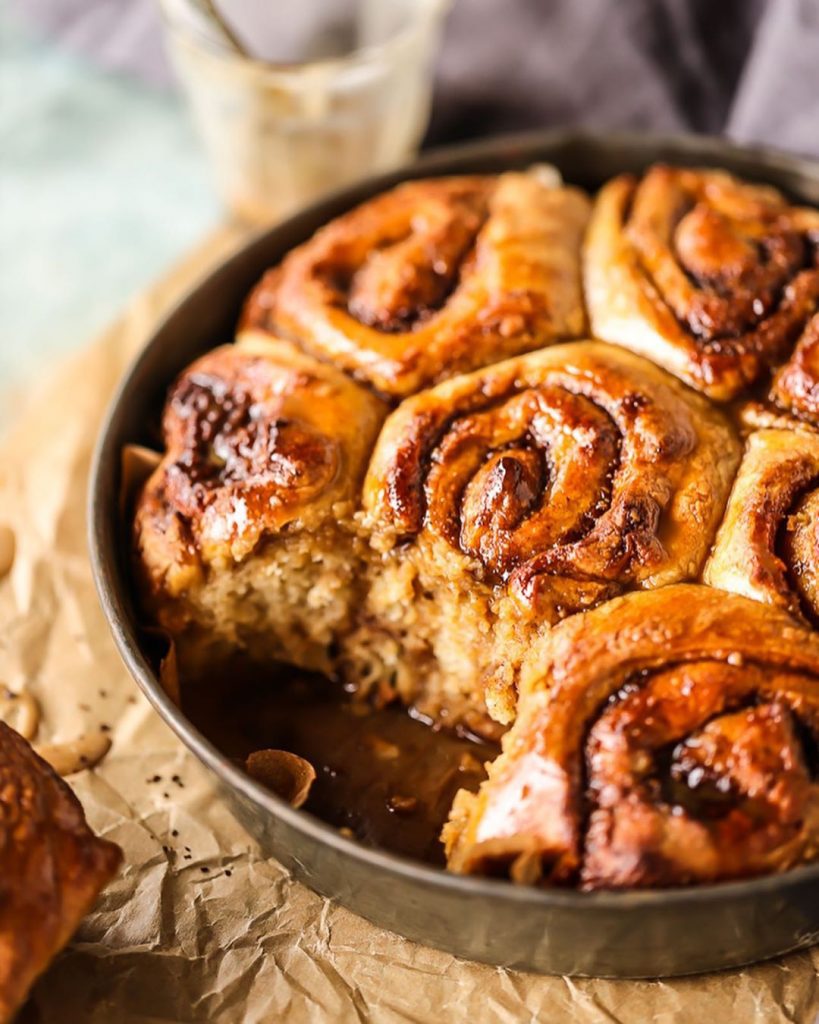 Espresso Glazed Easter Buns