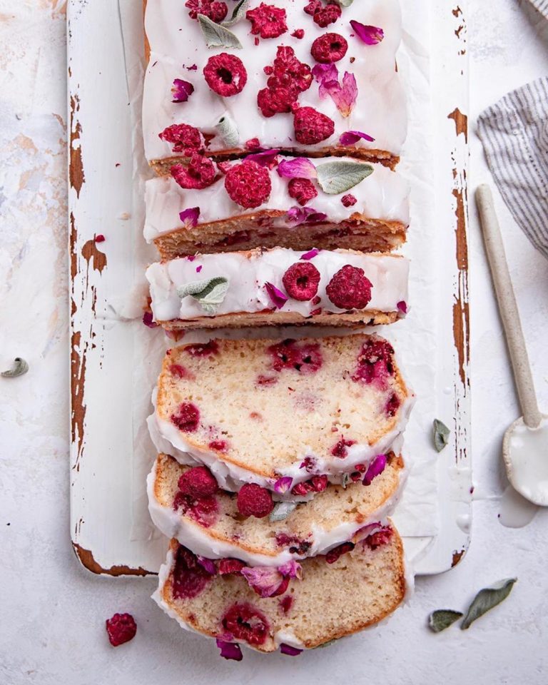 Easy Summer Raspberry Loaf Cake