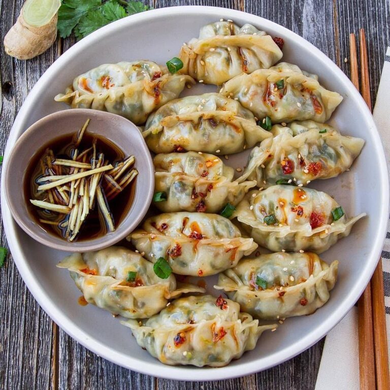 Vegan Tofu Bokchoy Potstickers