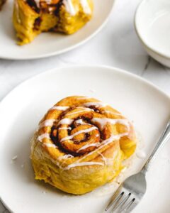 Japanese Kabocha Pumpkin Cinnamon Rolls