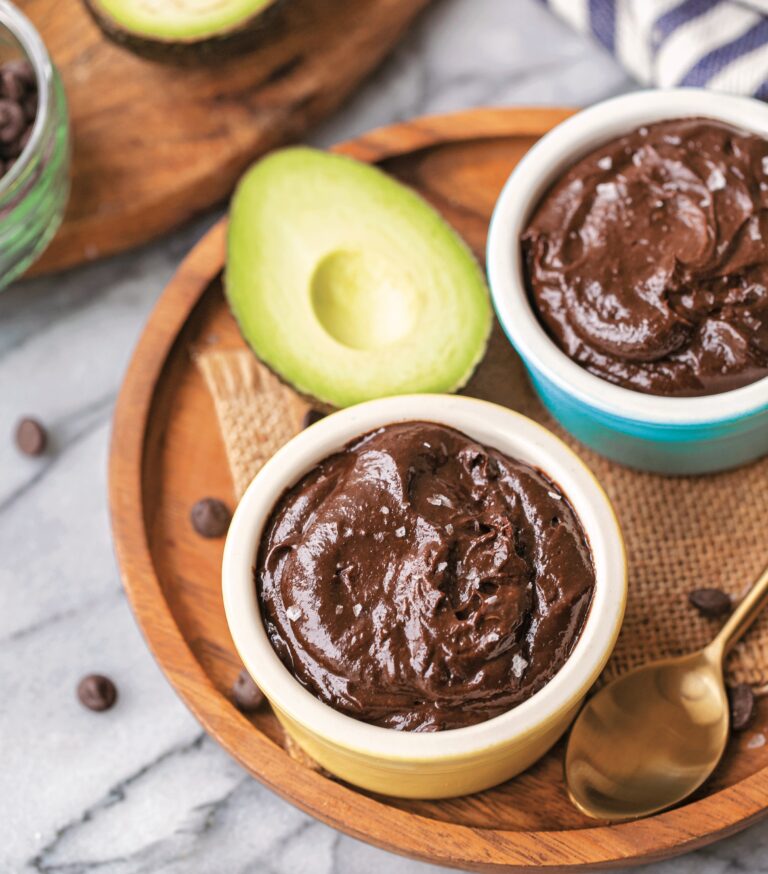 Vegan Salted Chocolate–avocado Pudding