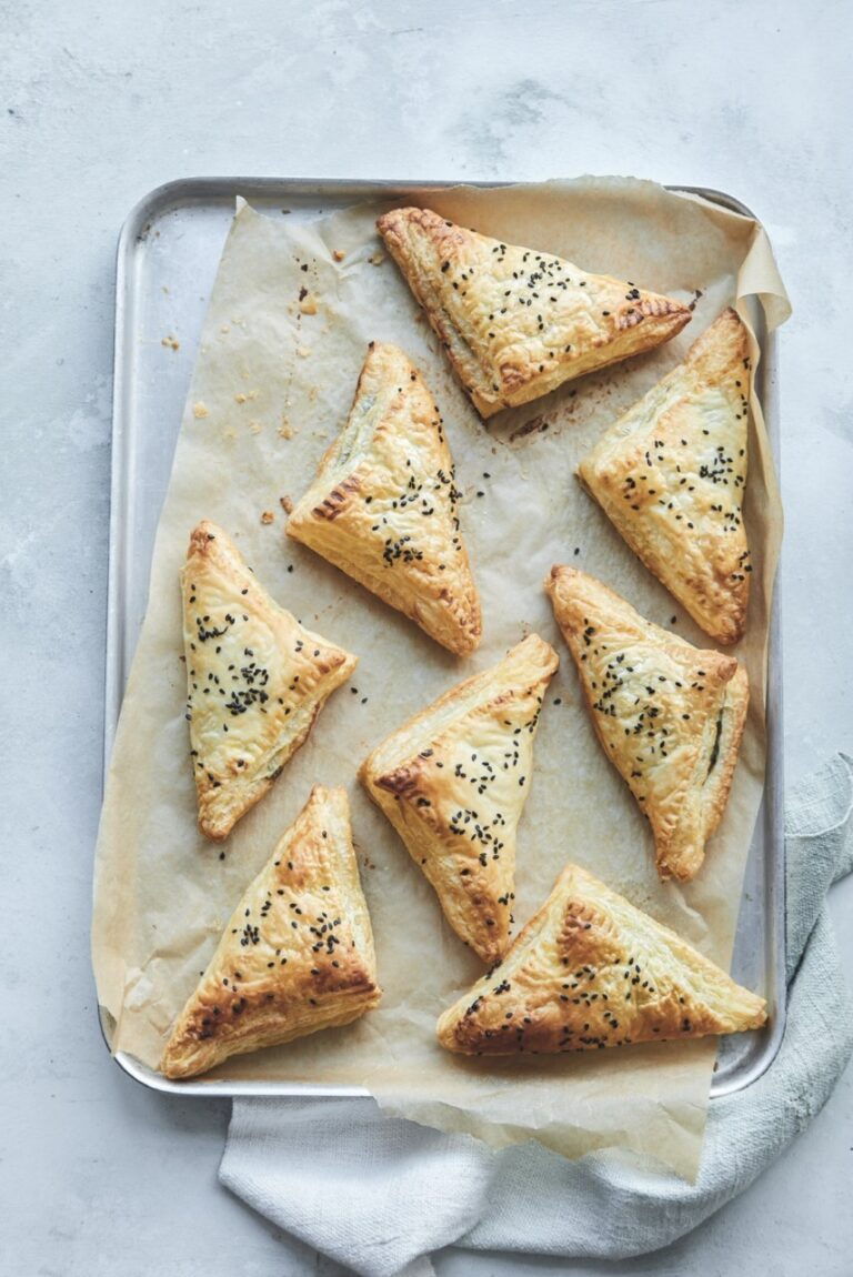 Spinach and Cashew Ricotta Triangles from Claire Power’s Healthy Little Tummies