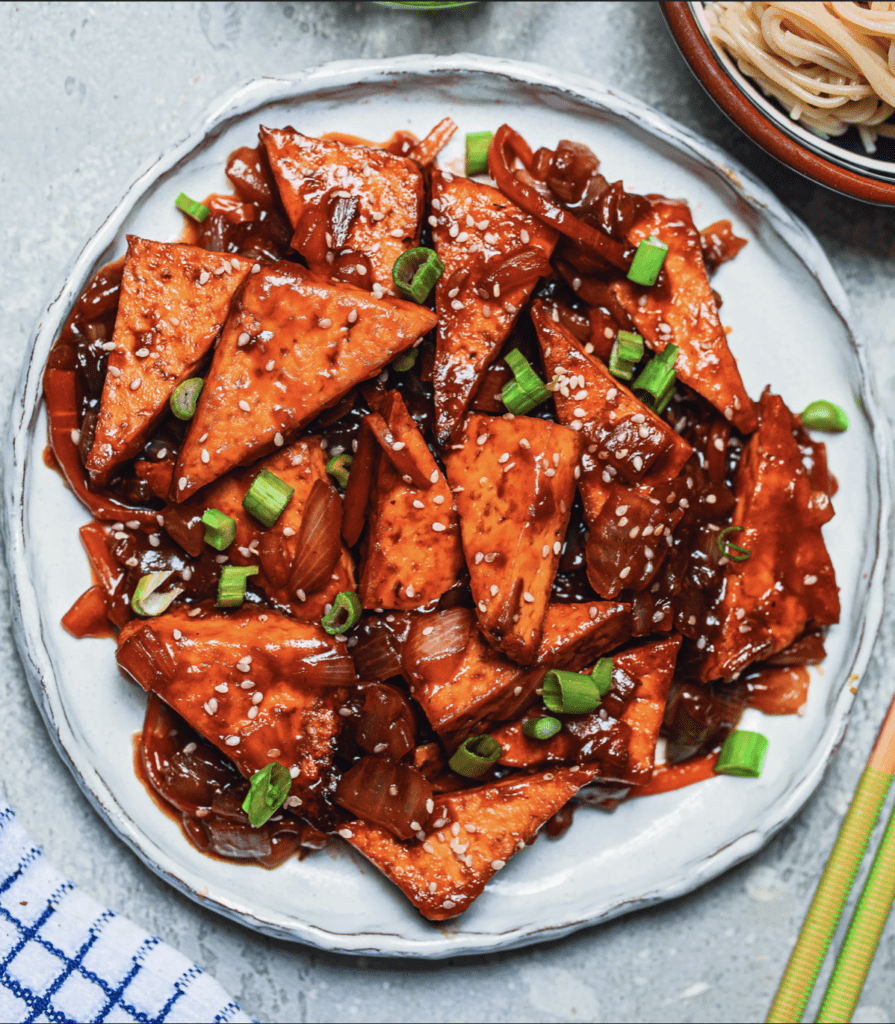Crispy Tofu In A Sweet-and-Sour Sauce