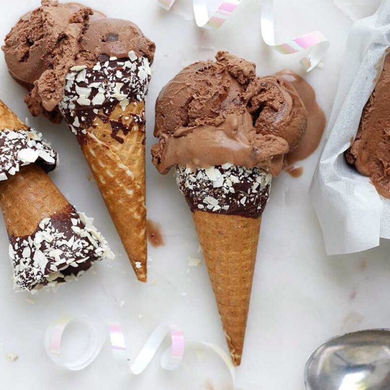 Vegan Chocolate Protein No-Churn Ice Cream