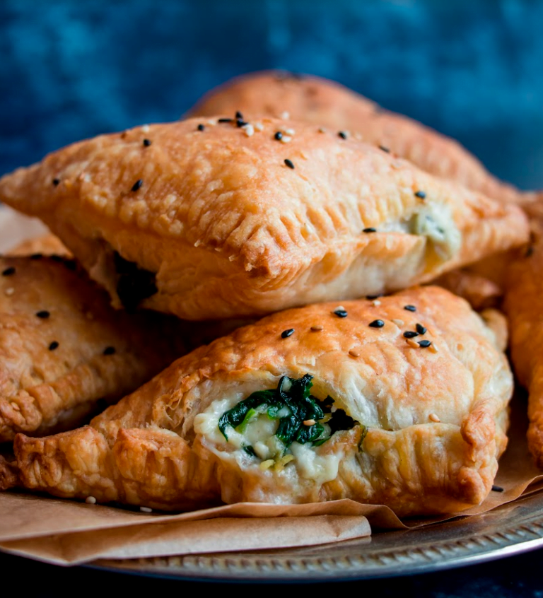 Vegan Spinach Cheese Bourekas