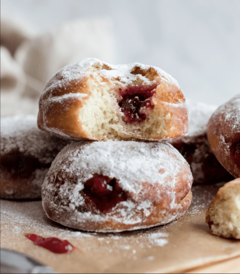 Vegan Sufganiyot (Jelly Donuts)