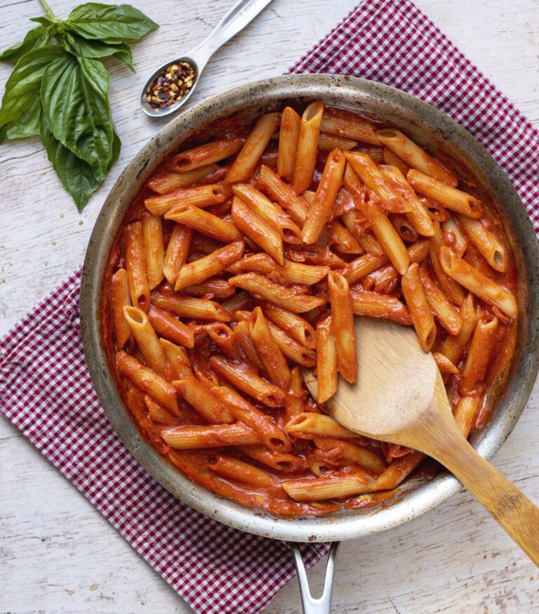 Vegan Penne Alla Vodka from Kate Friedman's 5-Ingredient Vegan Cooking