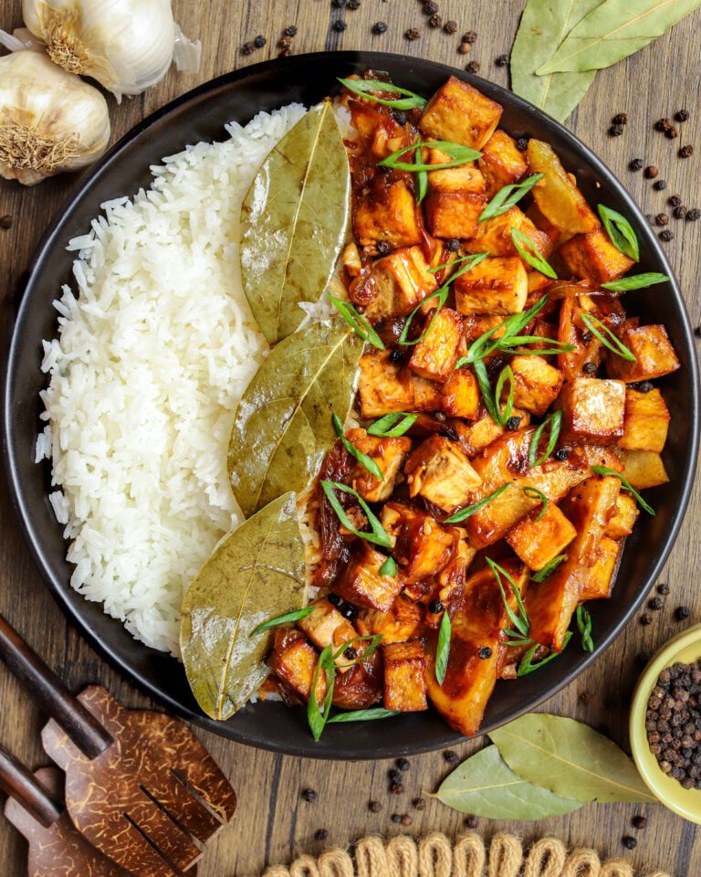 Vegan Filipino Adobong Tokwa (Tofu Adobo)