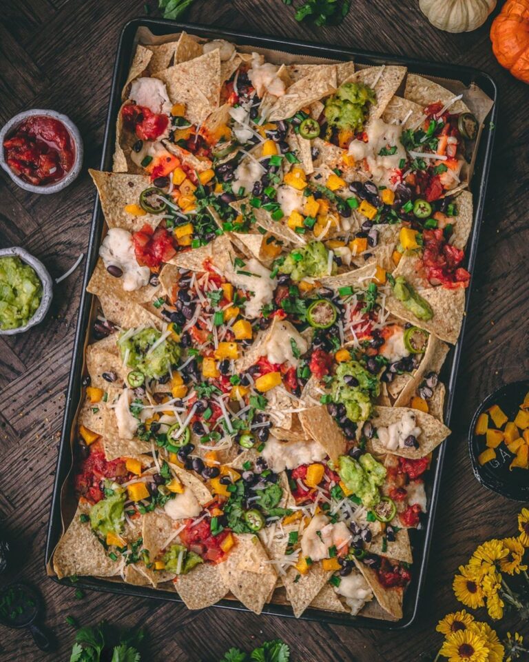 Vegan Pumpkin Nachos