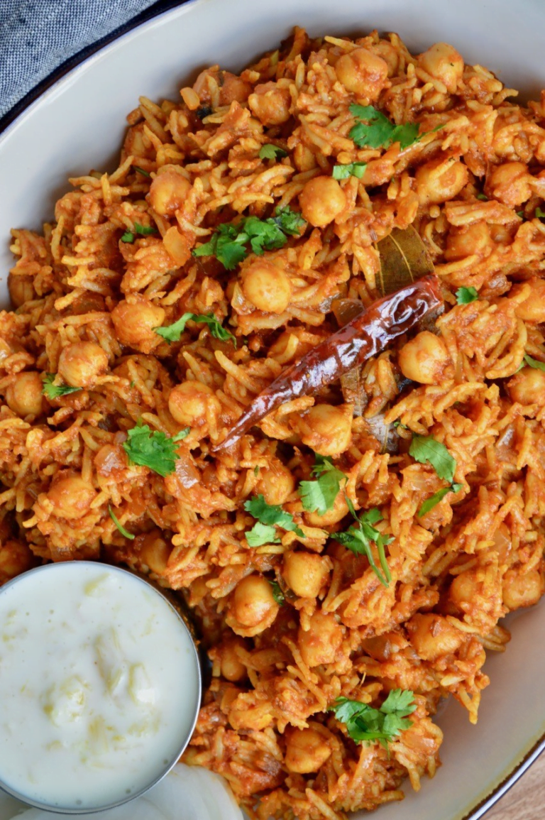 Vegan Chana Masala Pulao
