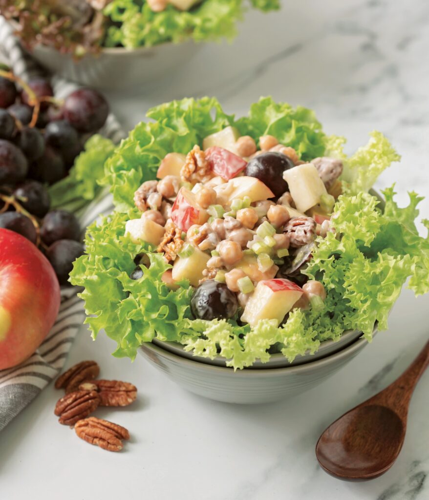 Crunchy Chickpea Waldorf Salad from The Vegan Bean Cookbook by Andrea Soranidis
