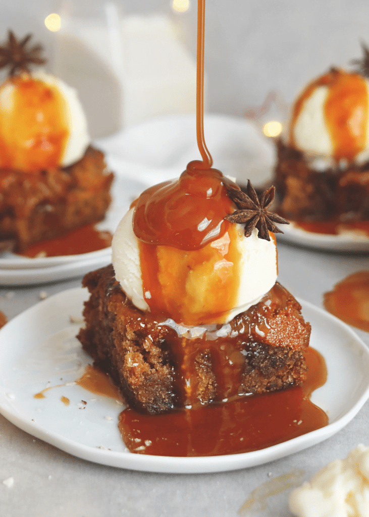 Vegan Sticky Toffee Pudding from The Little Book of Vegan Bakes by Holly Jade