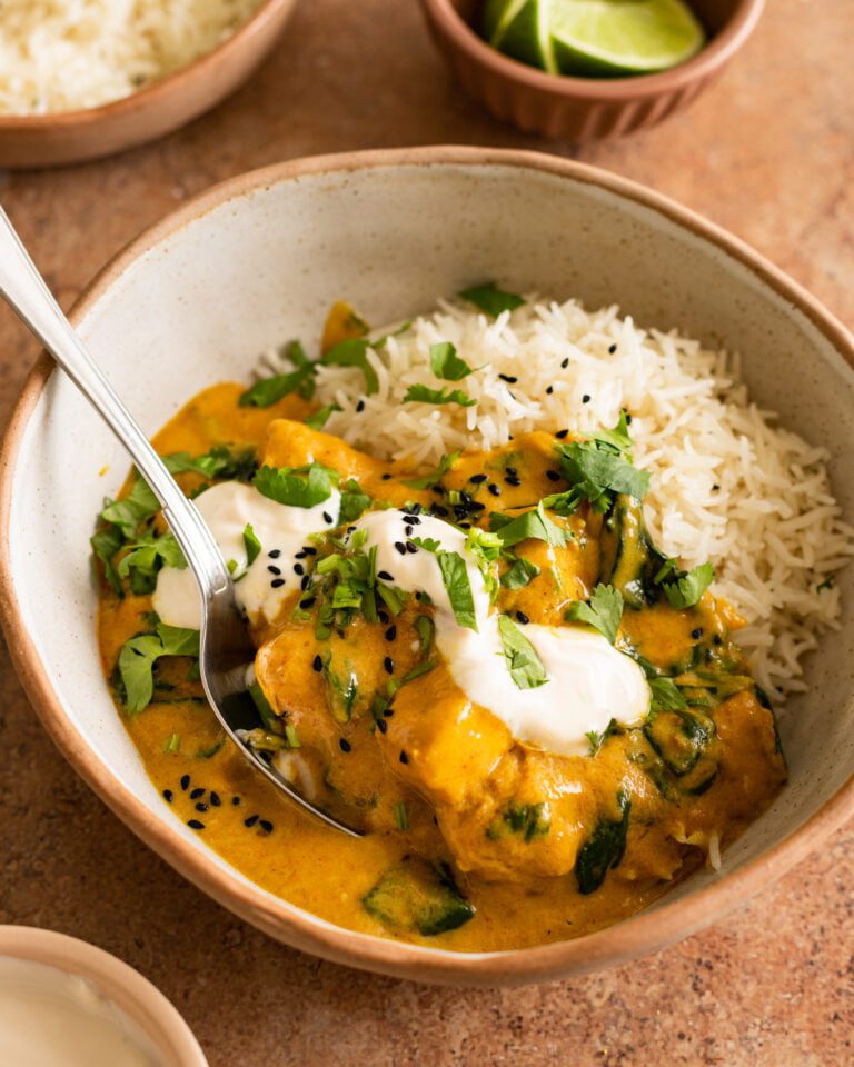 Creamy Vegan Mango Tofu Curry