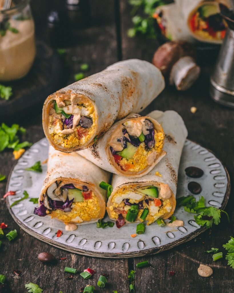 Tofu Scramble with Cashew Salsa