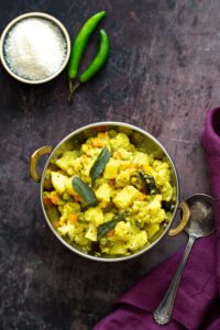 Instant Pot Vegan Avial (South Indian Coconut Curry)