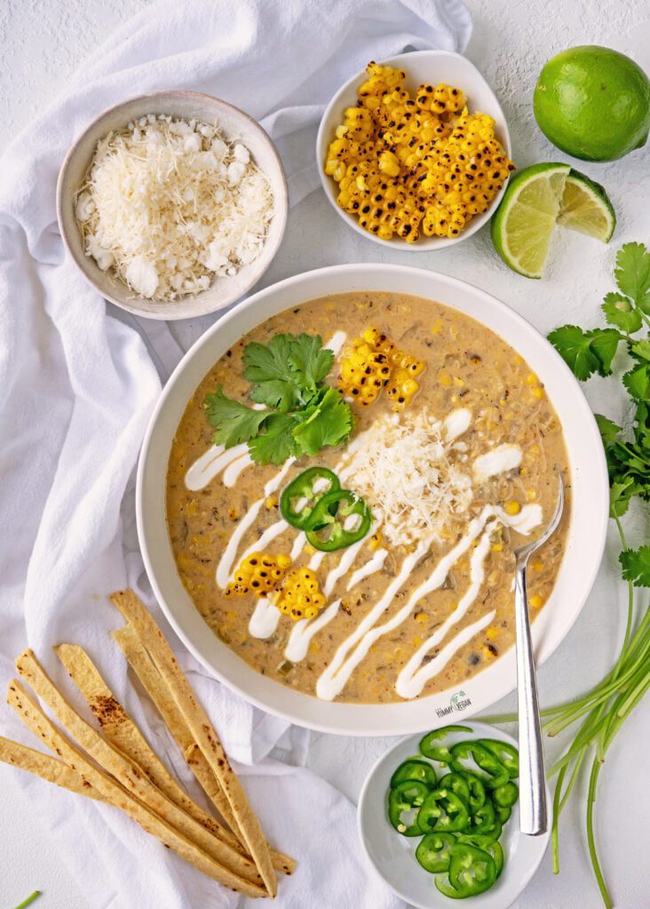 The Art of Soups & Stews: Vegan Elote Soup