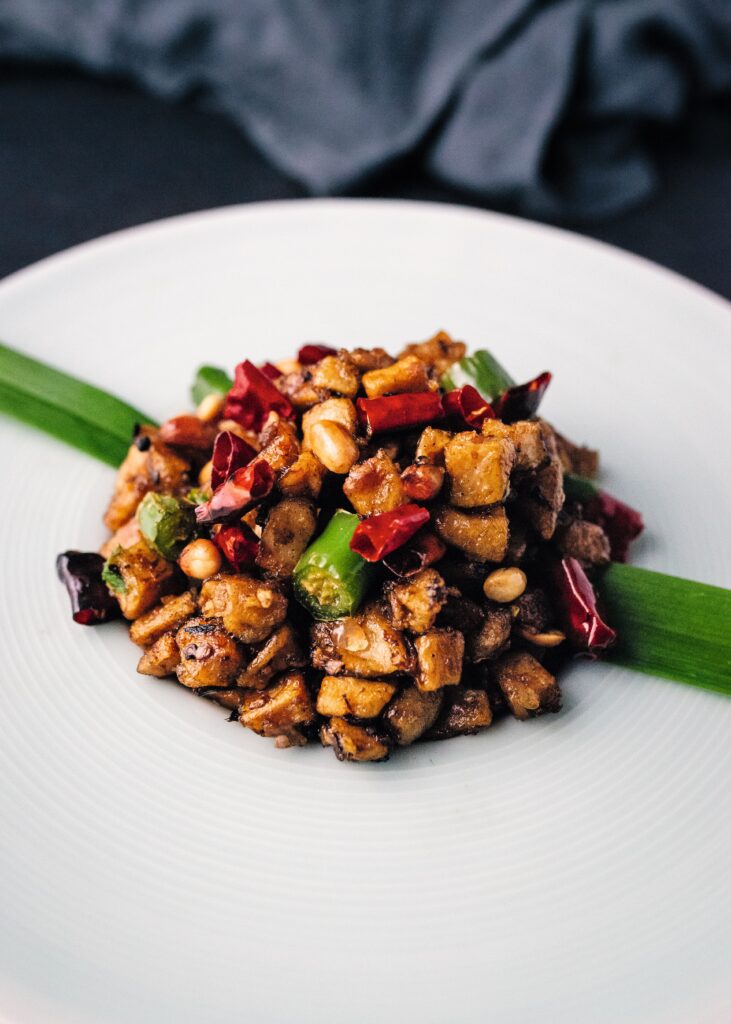 King pao mushrooms