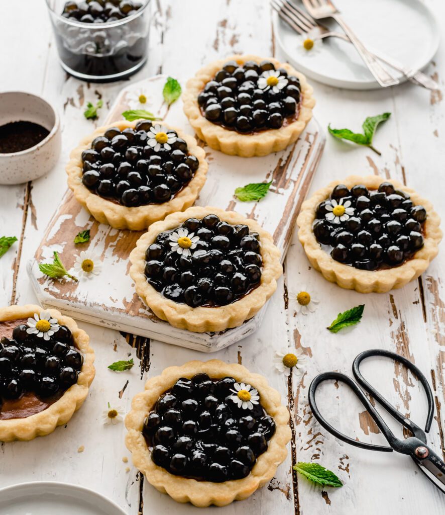 Vegan Boba Tea Tartlets