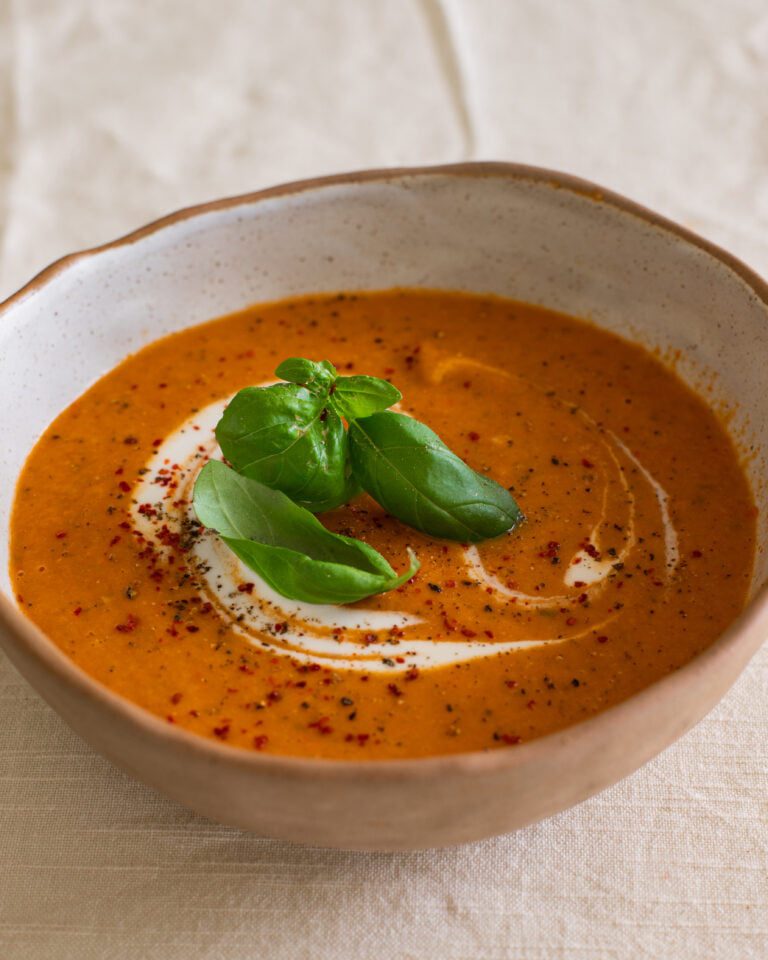Roasted Olive Tomato Soup