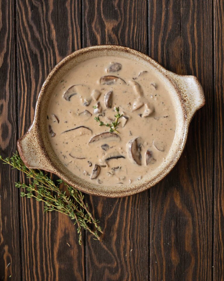 Creamy Vegan Mushroom Soup
