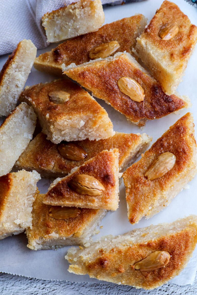 Vegan Coconut Semolina Cake