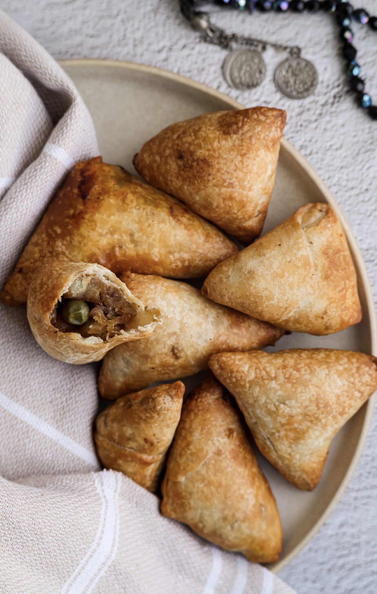 Vegan Sambousek (Potato, Carrots & Peas)