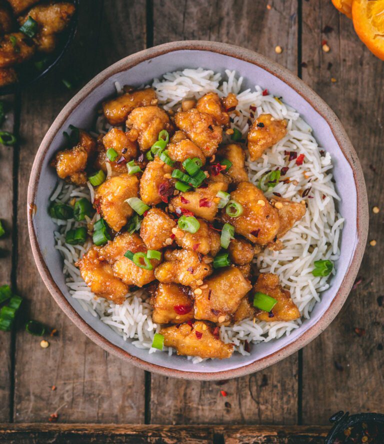 vegan orange chicken