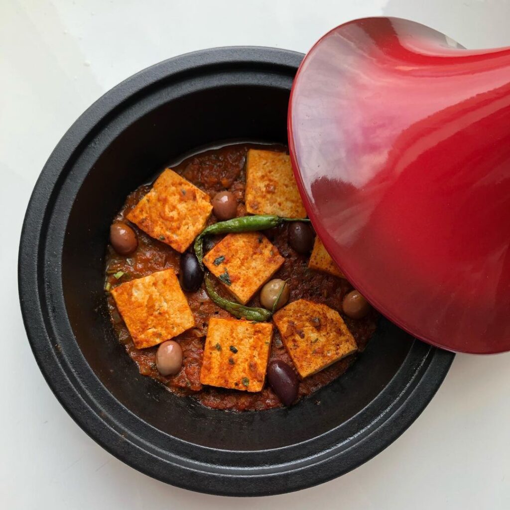 vegan tofu tagine