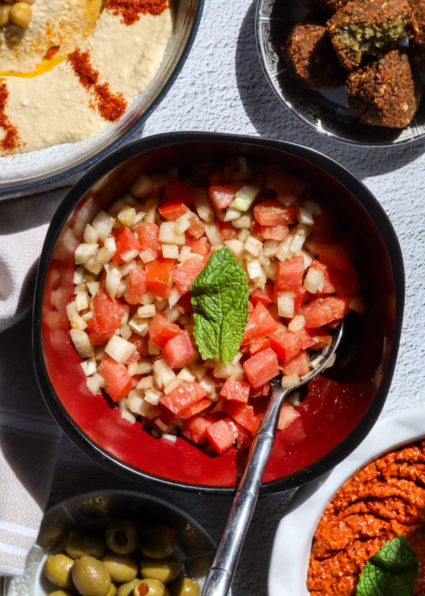 Salata Halabiyyeh (Aleppo Tomato Salad)