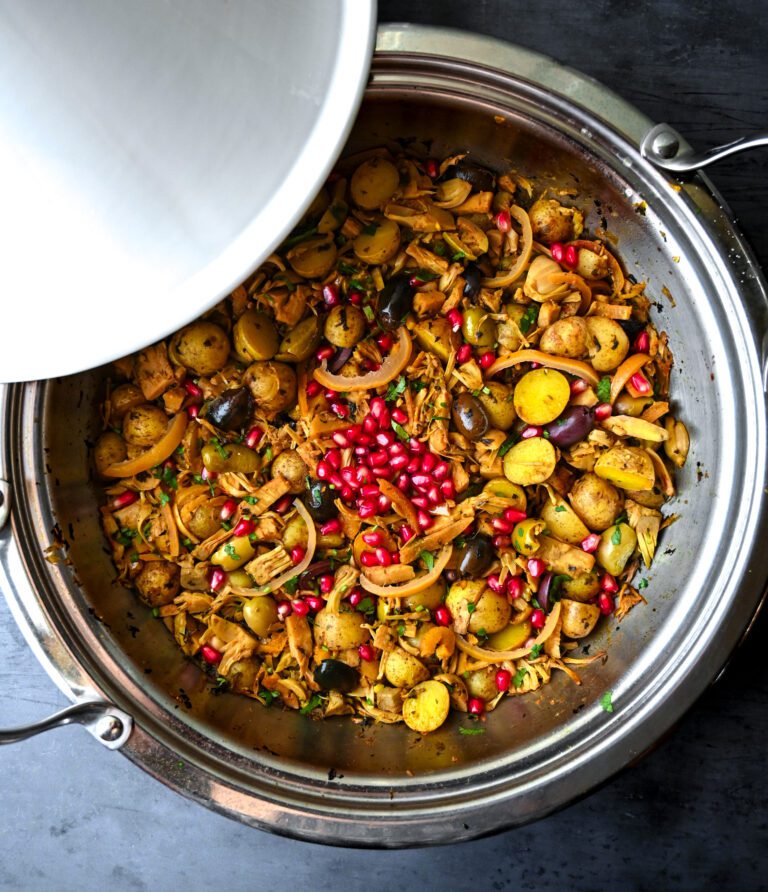 Baby Potato and Jackfruit Tagine