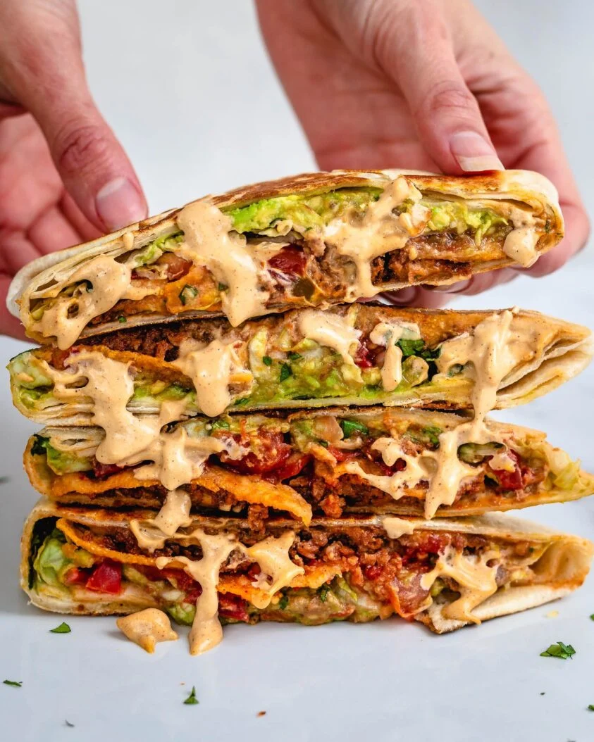 vegan crunchwrap