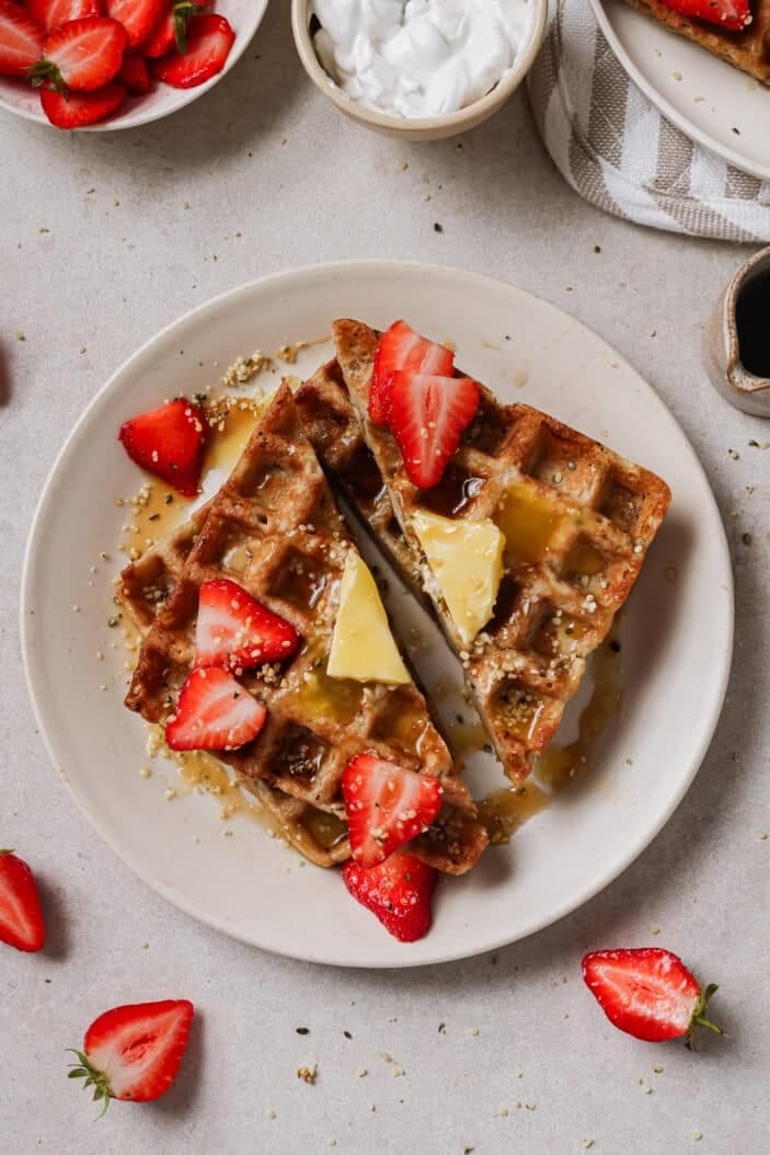 Amond Flour Waffles