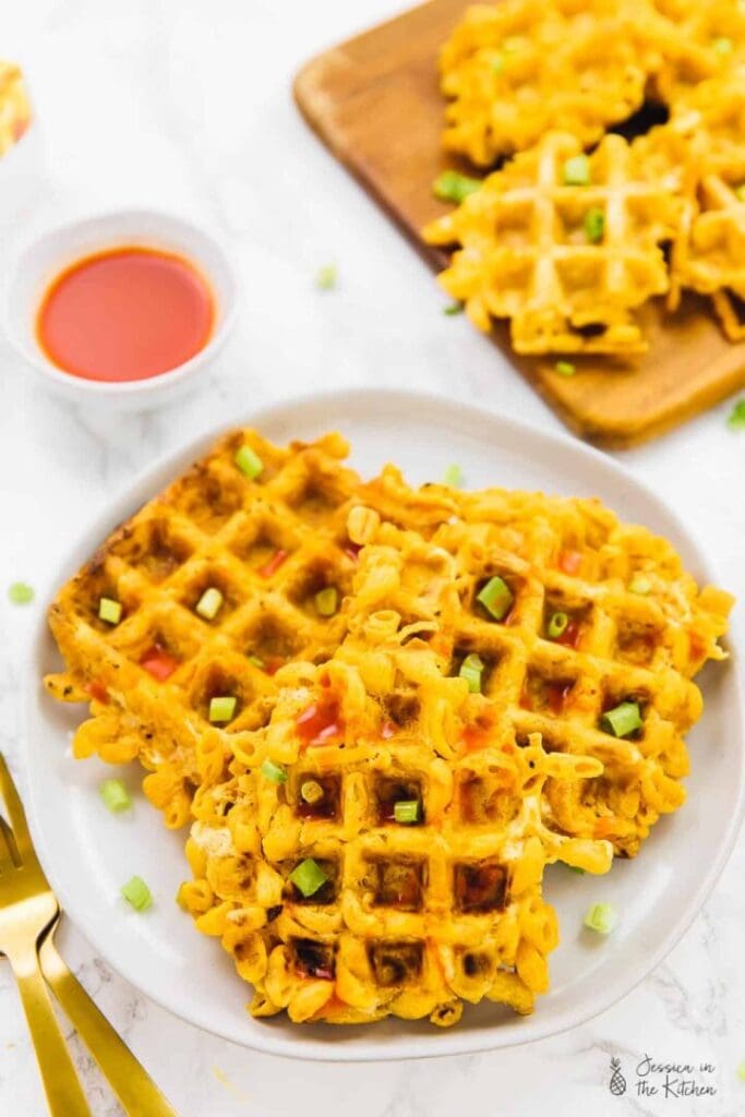 Mac and Cheeze Waffles