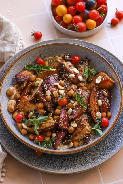 Gochujang sweet potatoes