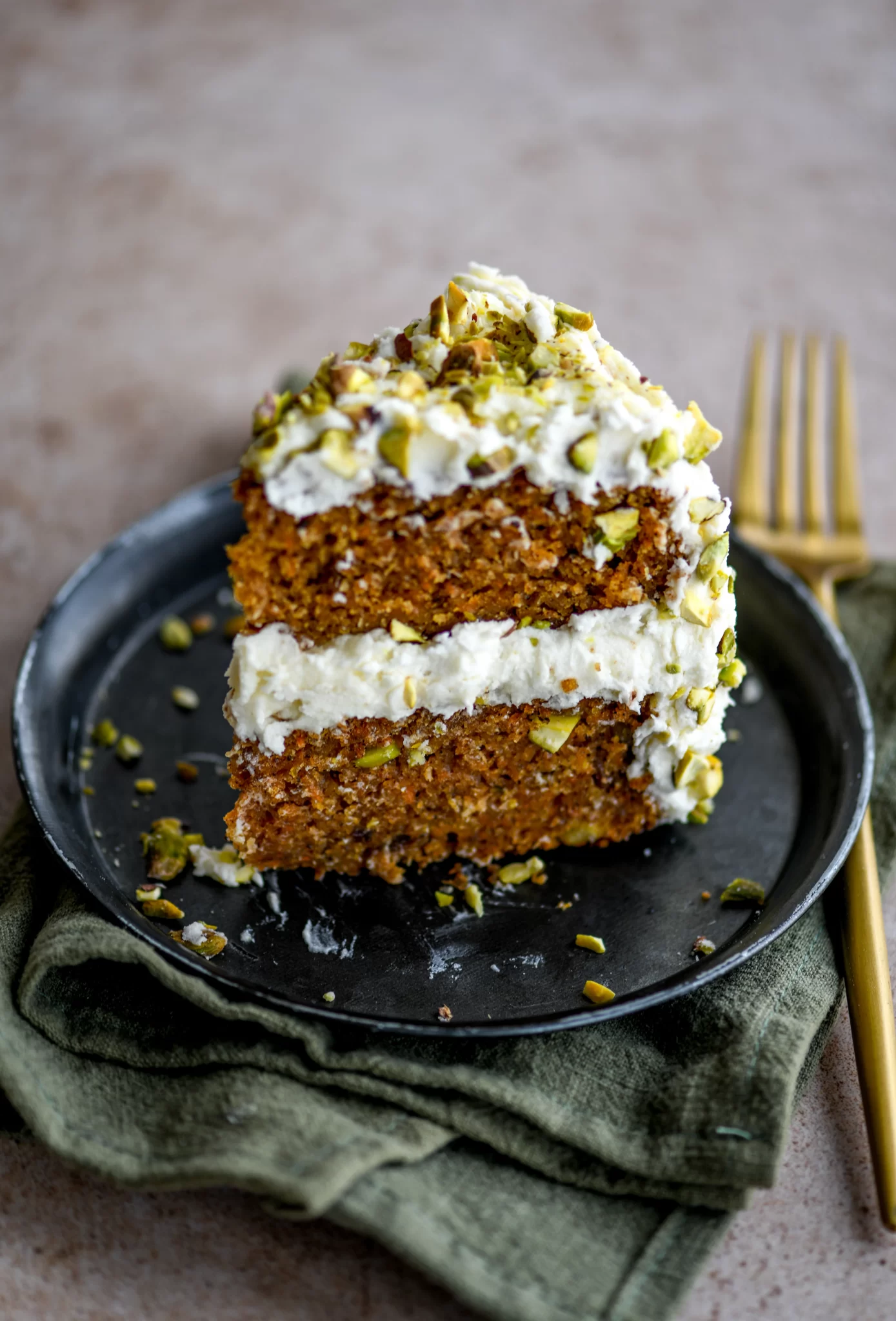 carrot pistachio cake