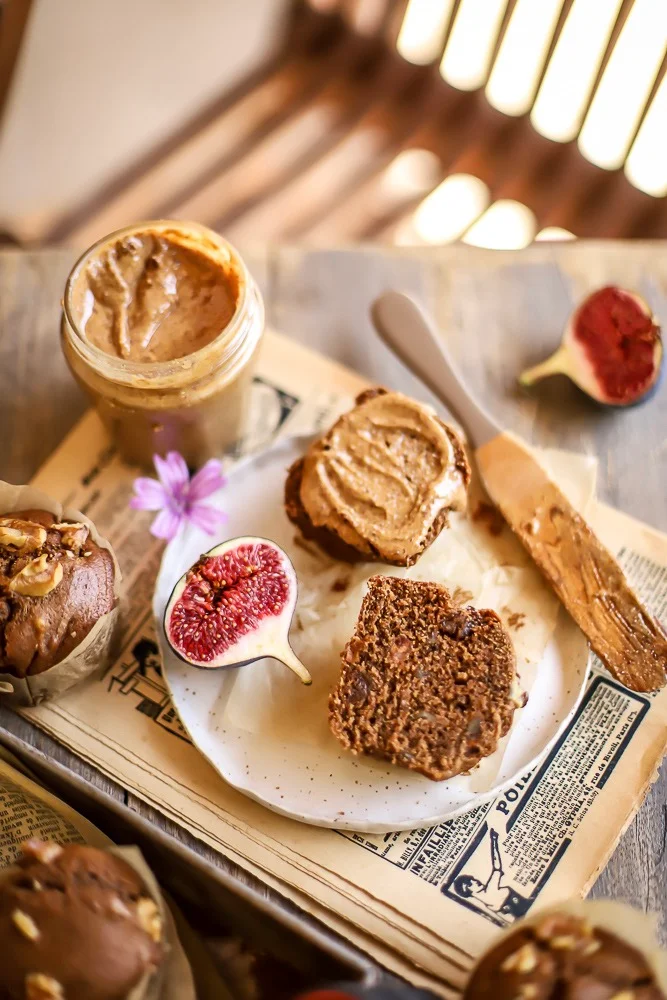 fig and coffee cake muffins