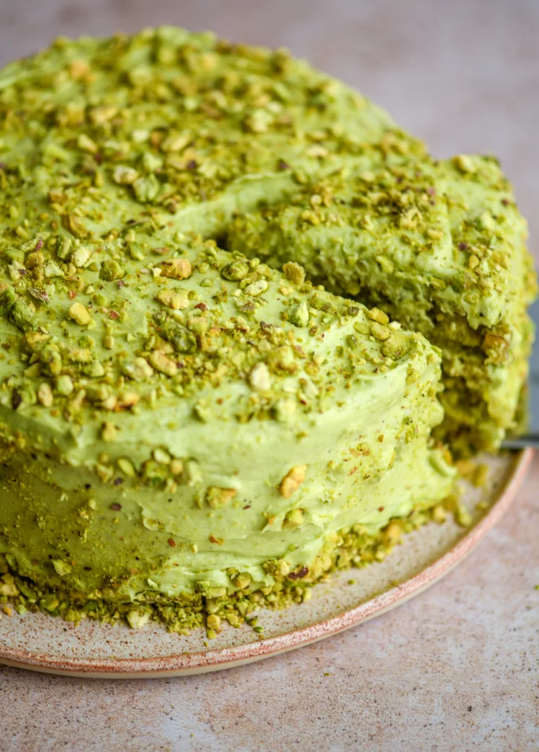 vegan pistachio cake