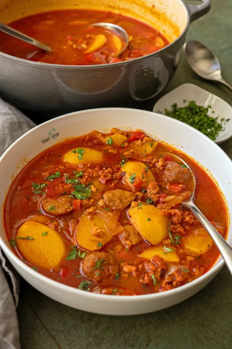 vegan chorizo soup
