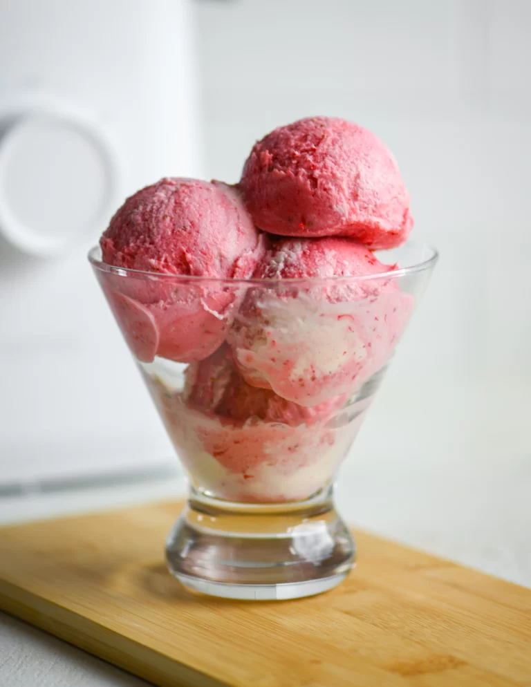 protein strawberry sorbet