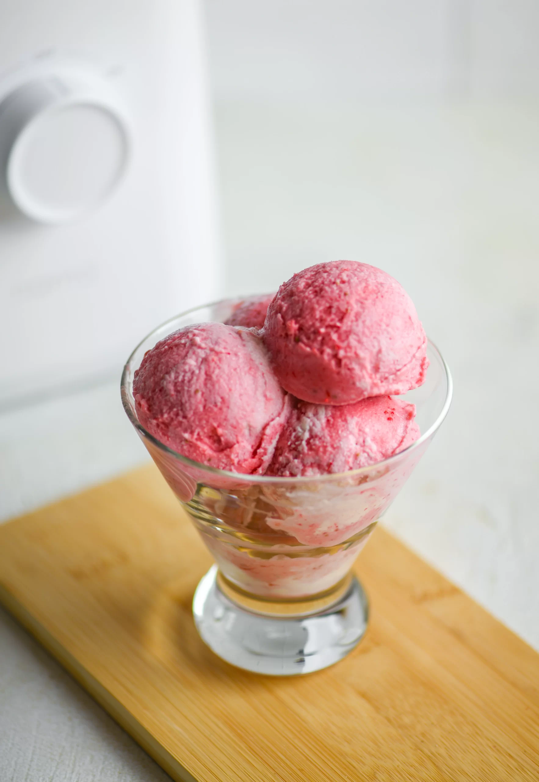 protein strawberry sorbet